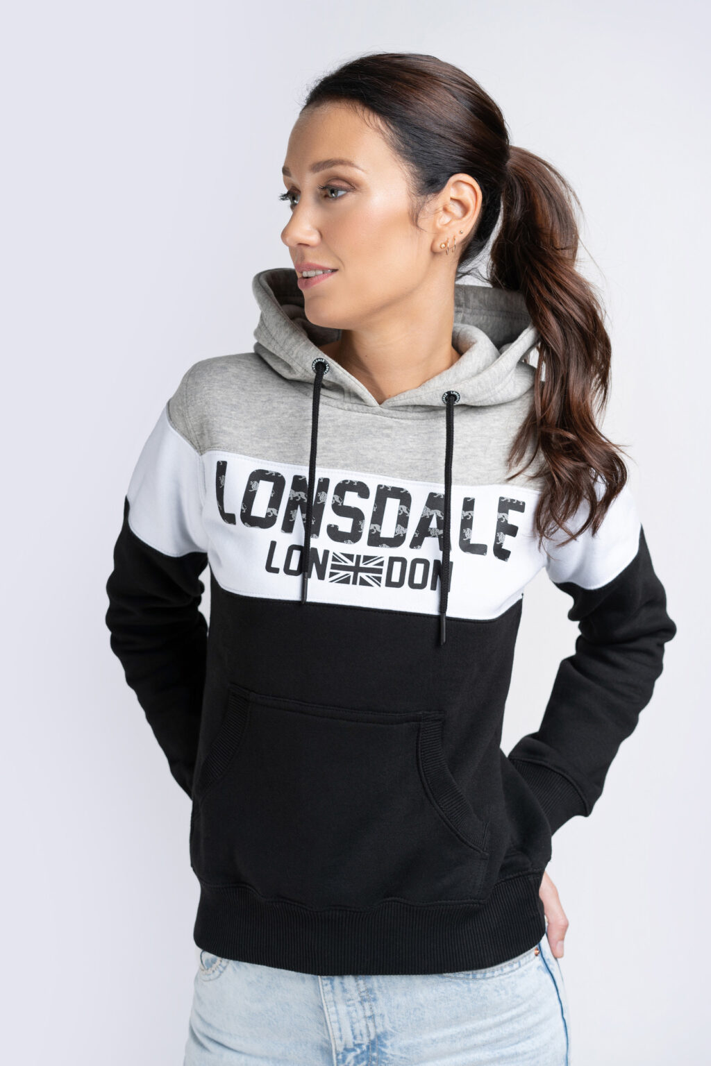 Női melegítő felső Lonsdale Printed