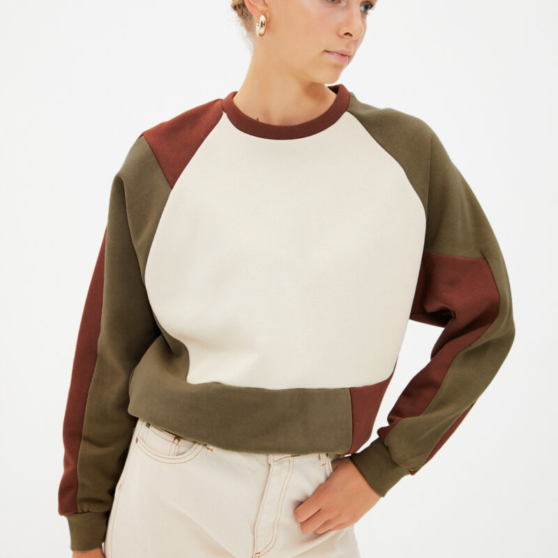 Női melegítő felső Trendyol Color Block