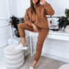Női melegítő szett AMILIA PREMIUM camel színben Dstreet