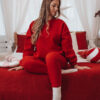 Női melegítő szett ARIELLA PREMIUM piros Dstreet