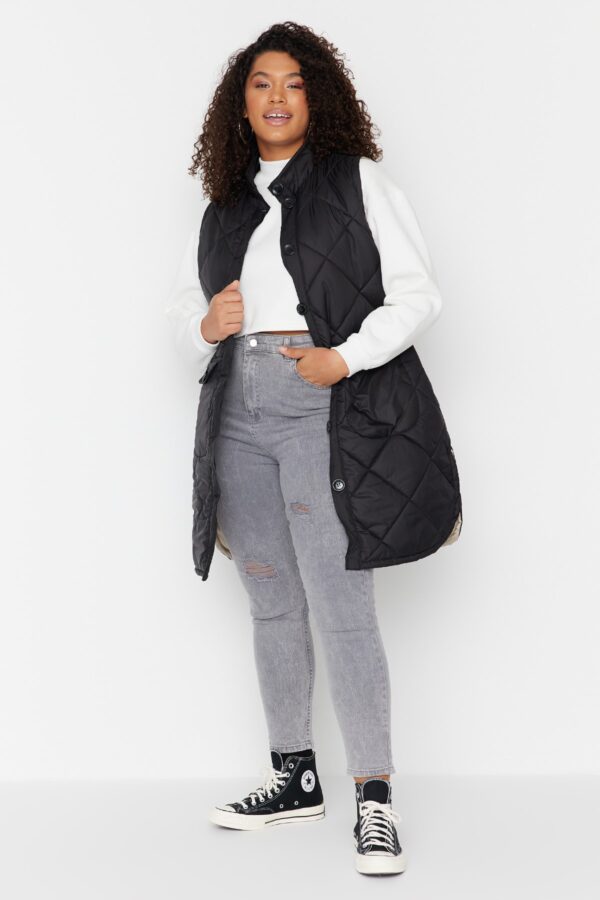 Női mellény Trendyol TBBAW23BH00008/Black