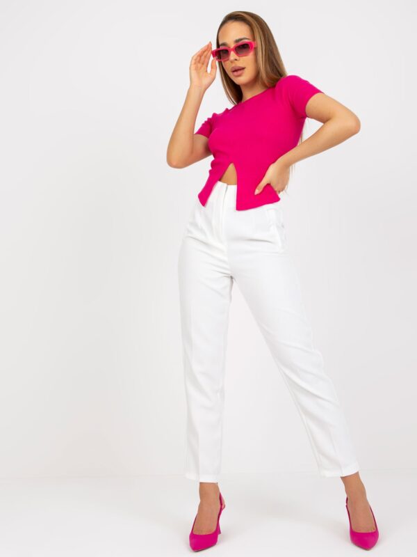 Női nadrág Fashionhunters White