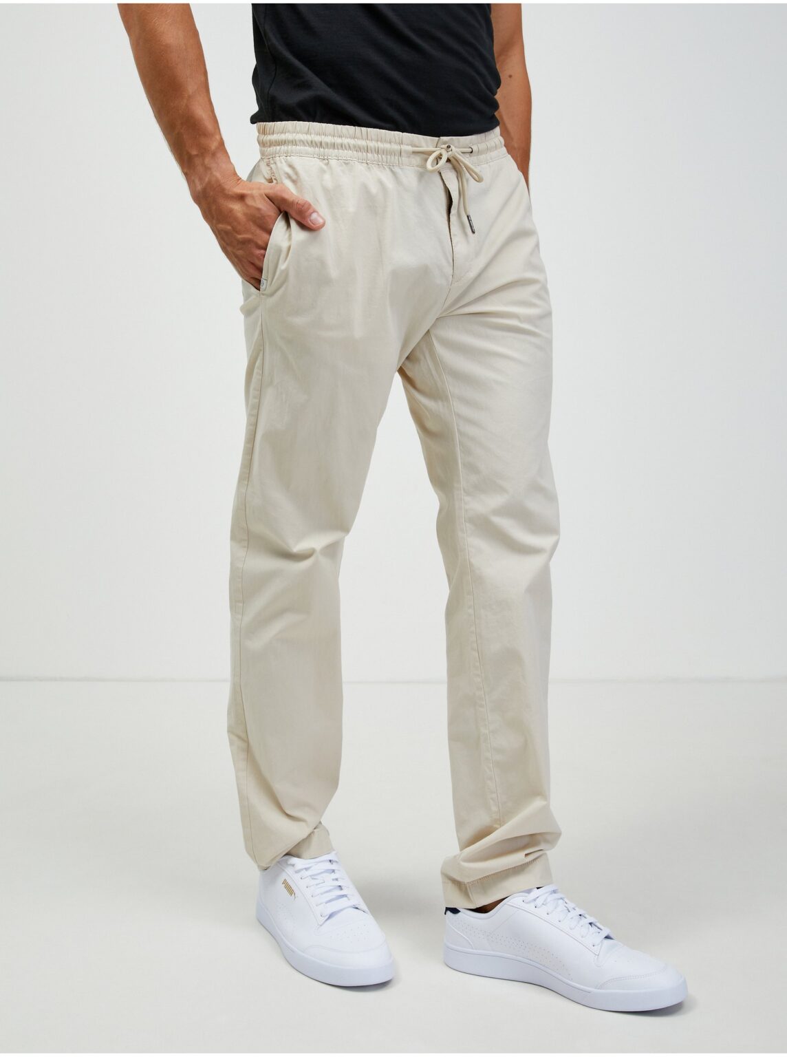 Női nadrág Tom Tailor Beige
