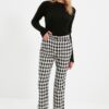 Női nadrág Trendyol Plaid