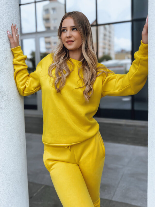 Női nem kapucnis pulóver FASHION II Szín Sárga DSTREET