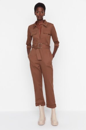 Női overál Trendyol Belt detailed