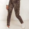 Női oversize LEOPRINT melegítőnadrág leopárdmintás Dstreet