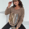 Női oversize blúz MODEZINE bézs Dstreet