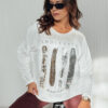 Női oversize blúz MODEZINE fehér Dstreet