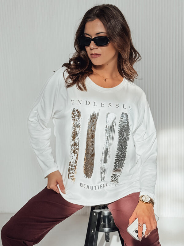 Női oversize blúz MODEZINE fehér Dstreet