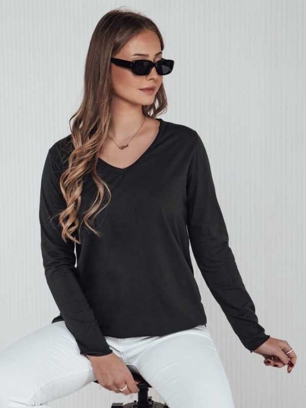 Női oversize blúz VAVLSTYLES egyszínű grafit Dstreet