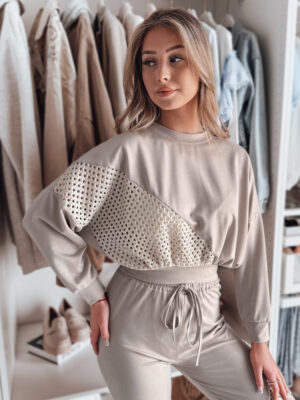 Női oversize pulóver ELEGRA mokka Dstreet Női oversize pulóver ELEGRA mokka Dstreet