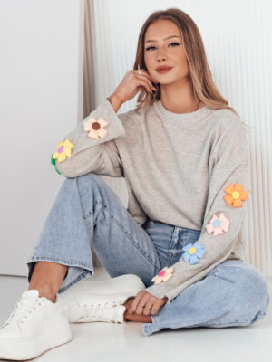 Női oversize pulóver RAWEL Szín Szürke DSTREET