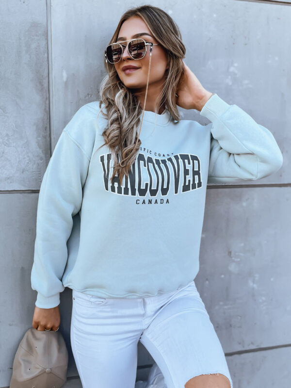 Női oversize pulóver VANCOUVER Szín Mentazöld DSTREET