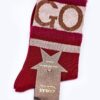 Női pamut zokni GO-GO szőrmével COSAS Burgundy
