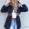 Női parka STARK STYLE Szín Gránátkék DSTREET