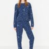 Női pizsama Trendyol Space Print