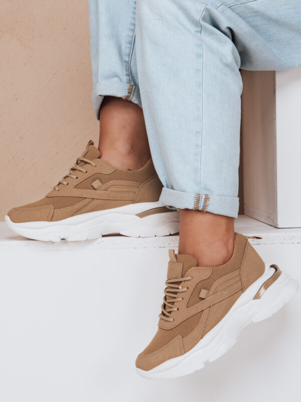 Női platform tornacipő SPORTLITE khaki Dstreet