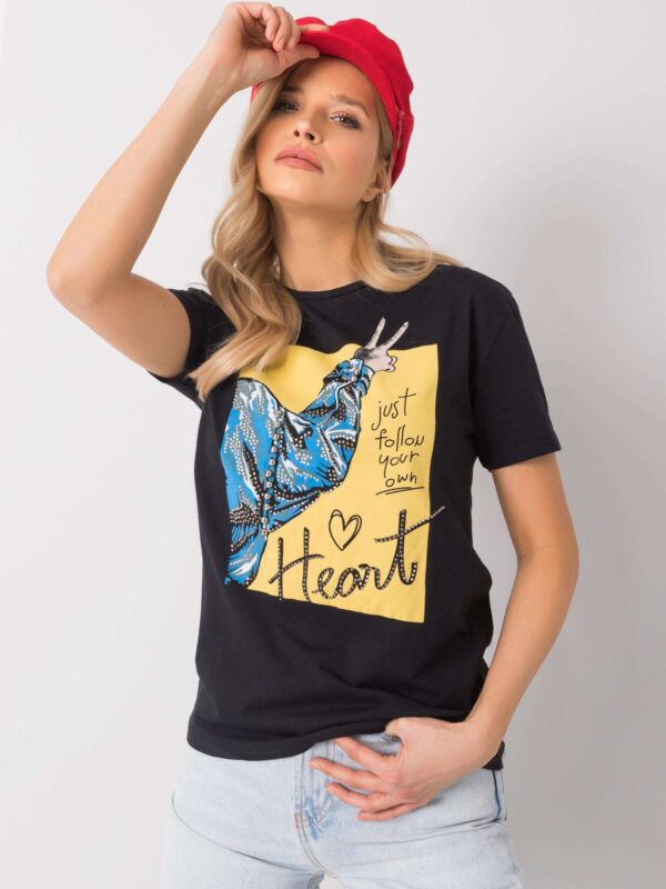 Női póló Fashionhunters Cotton