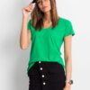 Női póló Fashionhunters V-neck