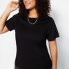 Női póló Trendyol Plus-size