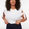 Női póló Trendyol Plus size