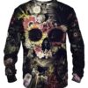 Női pulóver Mr. GUGU & Miss GO Floral Skull