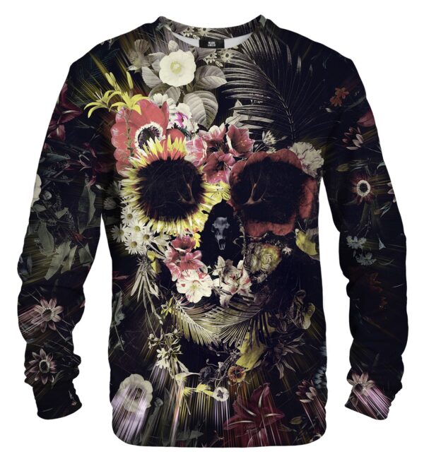 Női pulóver Mr. GUGU & Miss GO Floral Skull
