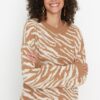 Női pulóver Trendyol Striped
