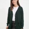 Női pulóver Trendyol TCTAW22TH0005/Dark green