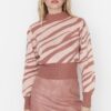 Női pulóver Trendyol Zebra Patterned