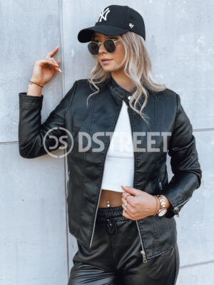Női ramones dzseki TRENDY FUSION Szín Fekete DSTREET