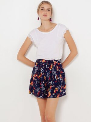 Női rövidnadrág CAMAIEU Floral