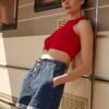 Női rövidnadrág Trendyol Denim