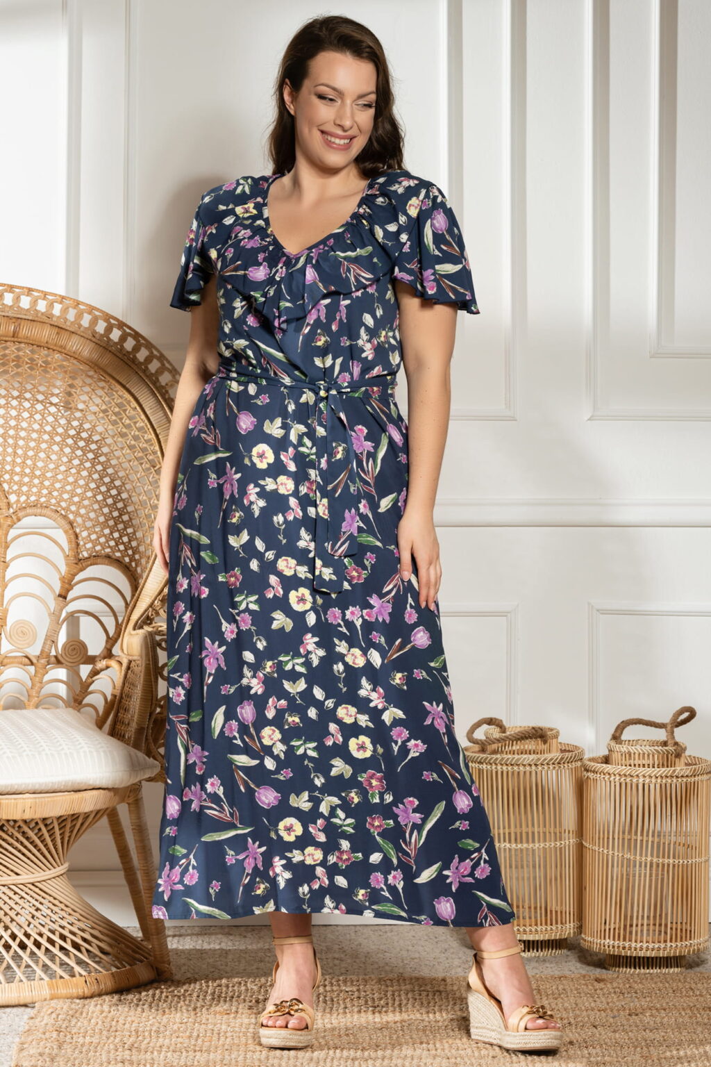 Női ruha Karko Floral