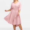 Női ruha Karko Karko_Dress_SB470_Pink