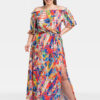 Női ruha Karko Karko_Dress_SB862_Multicolour