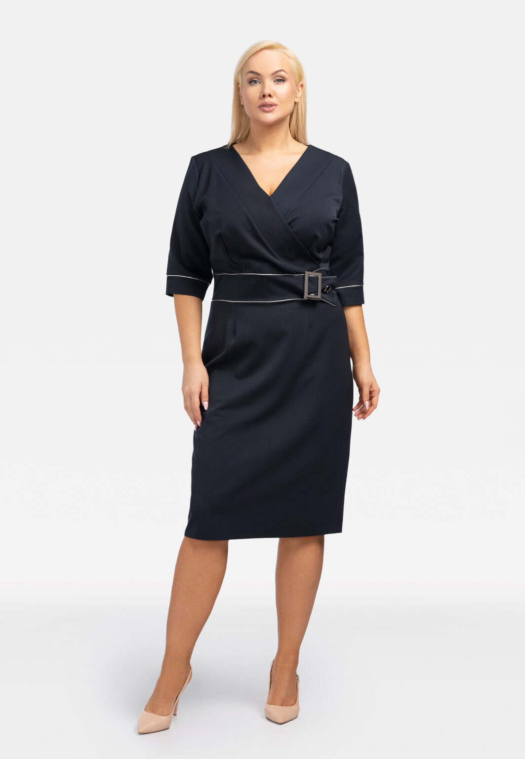 Női ruha Karko Navy Blue