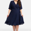 Női ruha Karko Navy Blue