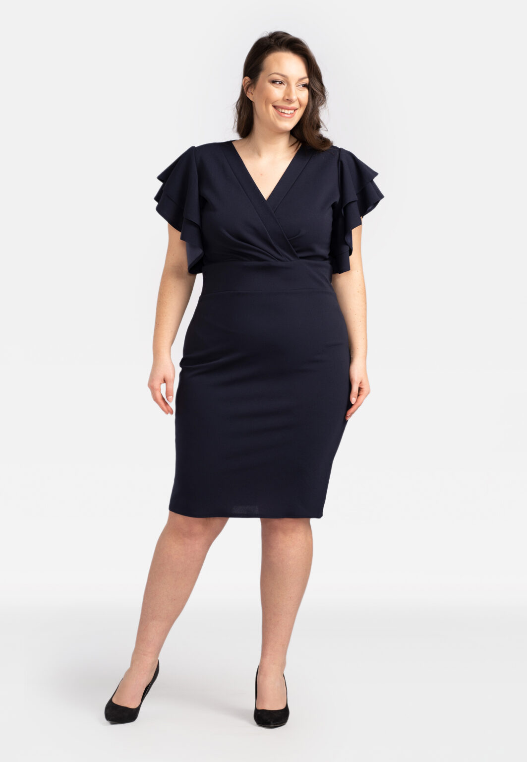 Női ruha Karko Navy Blue