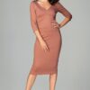 Női ruha Lenitif Lenitif_Dress_K476_Red