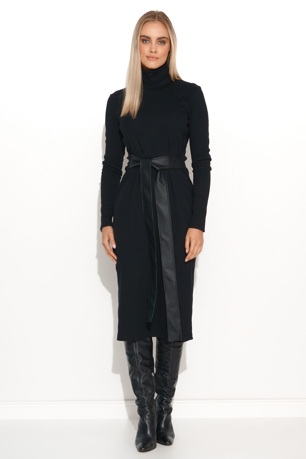 Női ruha Makadamia Makadamia_Dress_M689_Black