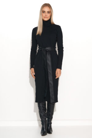 Női ruha Makadamia Makadamia_Dress_M689_Black