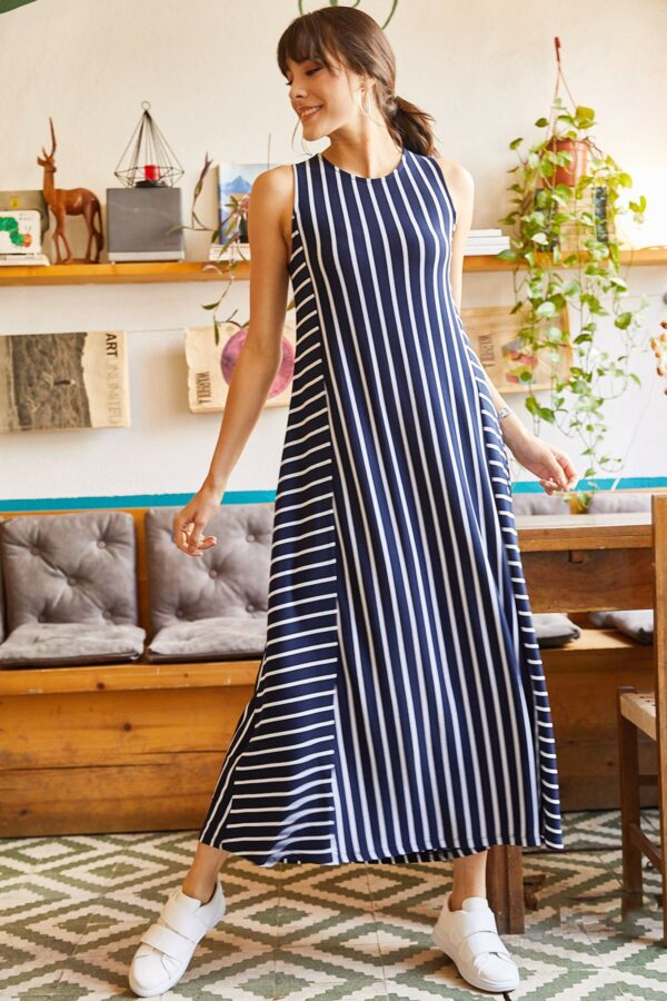 Női ruha Olalook Striped