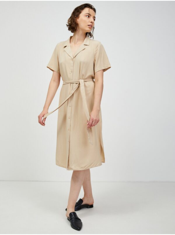 Női ruha Pieces Beige