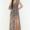 Női ruha Trendyol Floral Patterned