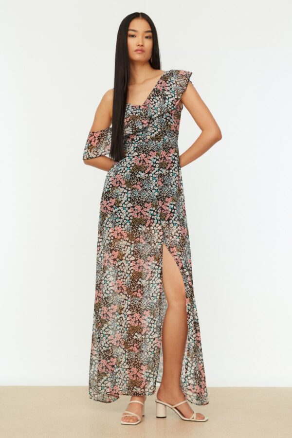 Női ruha Trendyol Floral Patterned