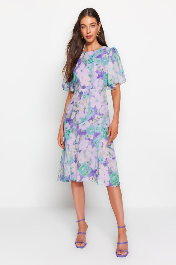 Női ruha Trendyol Floral Patterned