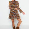 Női ruha Trendyol Floral Patterned