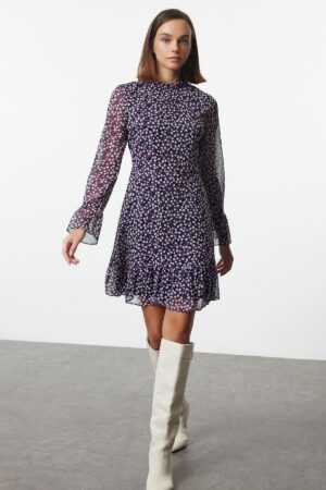 Női ruha Trendyol Floral Patterned